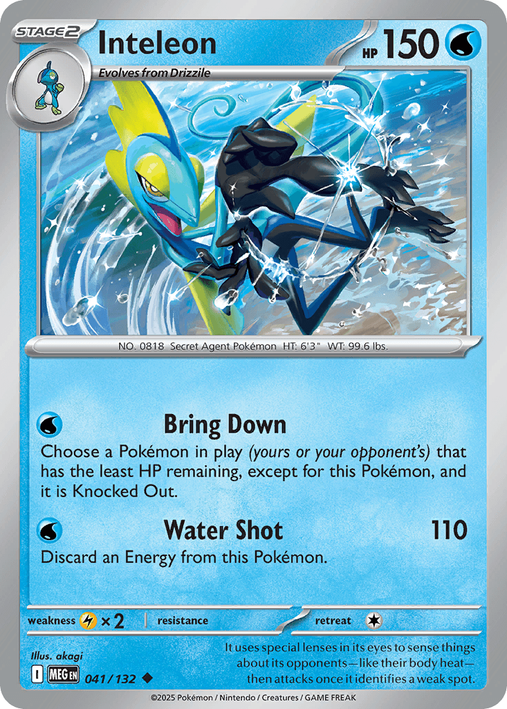 Inteleon Pokémon card