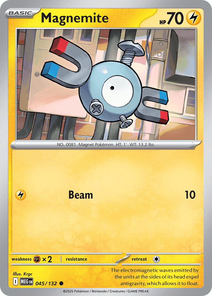 Magnemite Pokémon card
