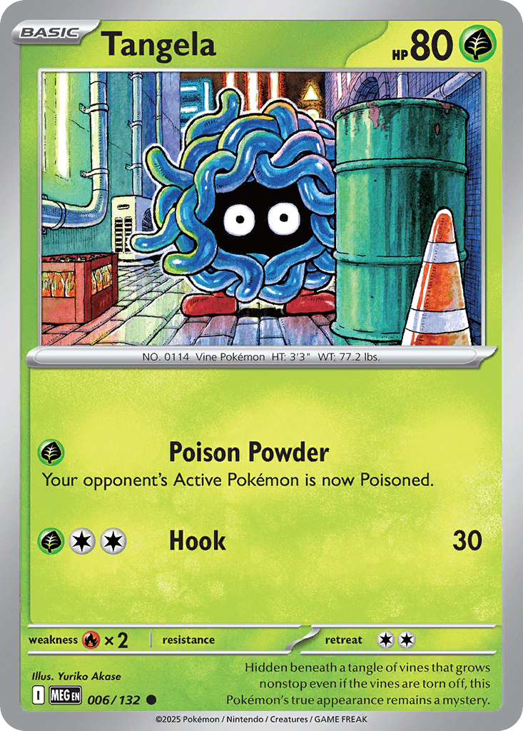 Tangela Pokémon card