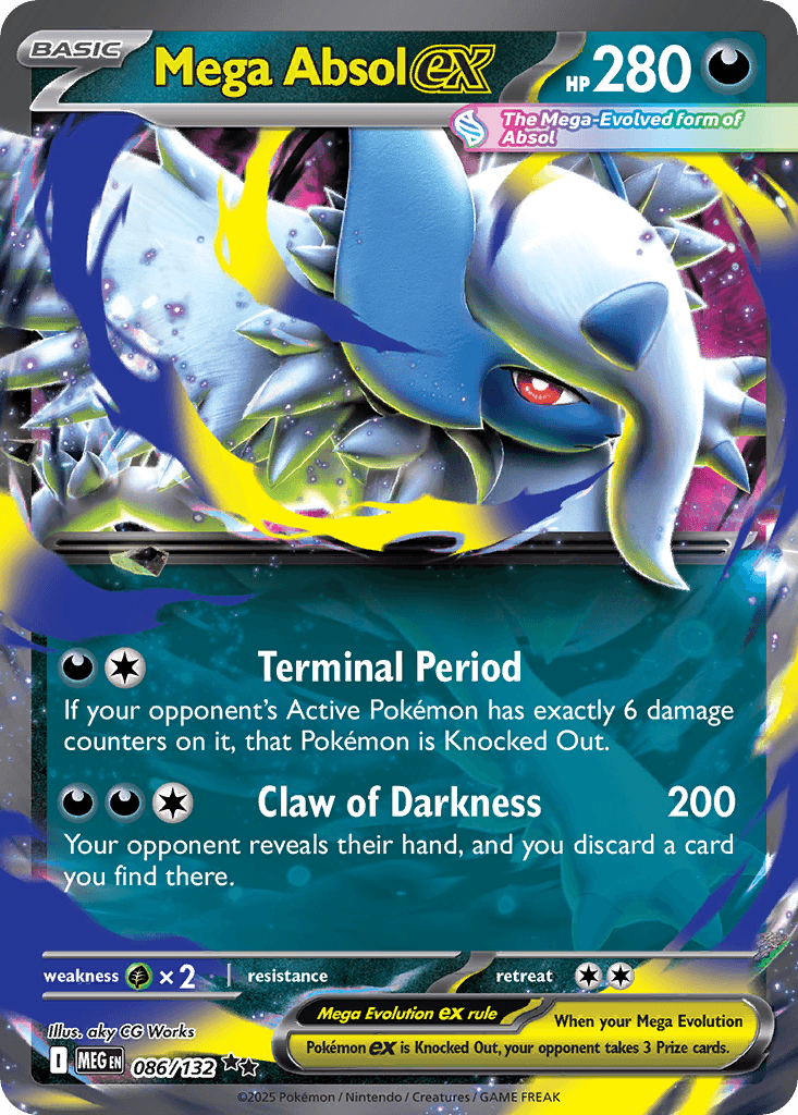 Mega Absol ex Pokémon card
