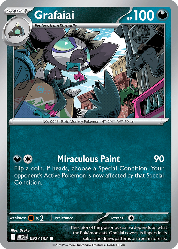 Grafaiai Pokémon card
