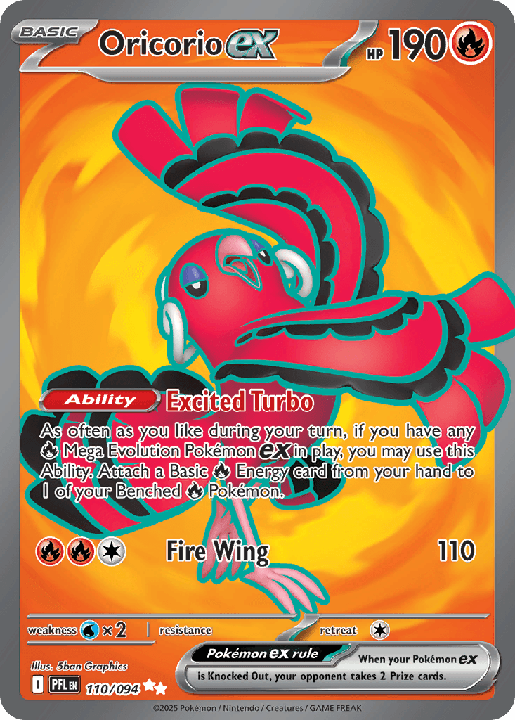 Oricorio ex — Fire type