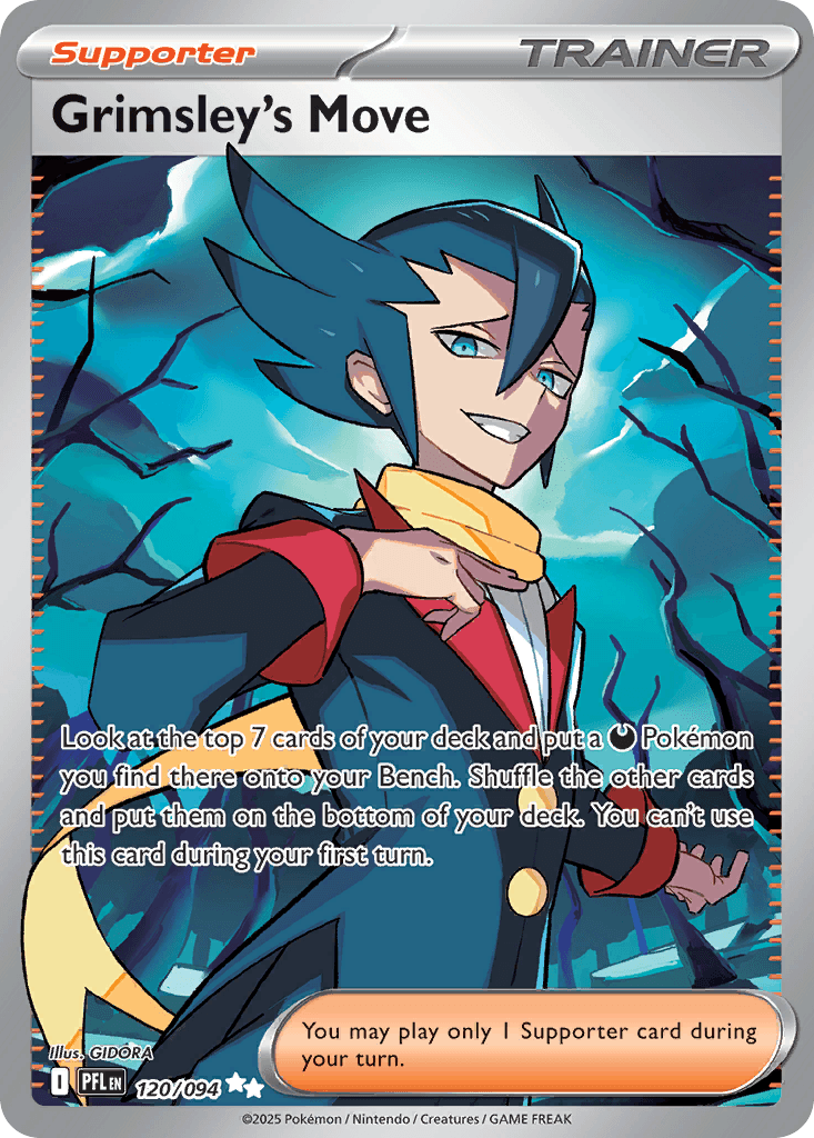 Grimsley's Move Pokémon card