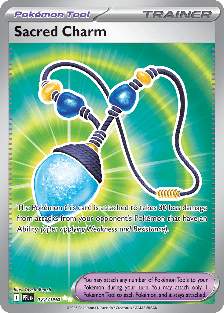 Sacred Charm Pokémon card