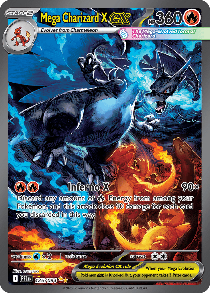 Mega Charizard X ex — Fire type