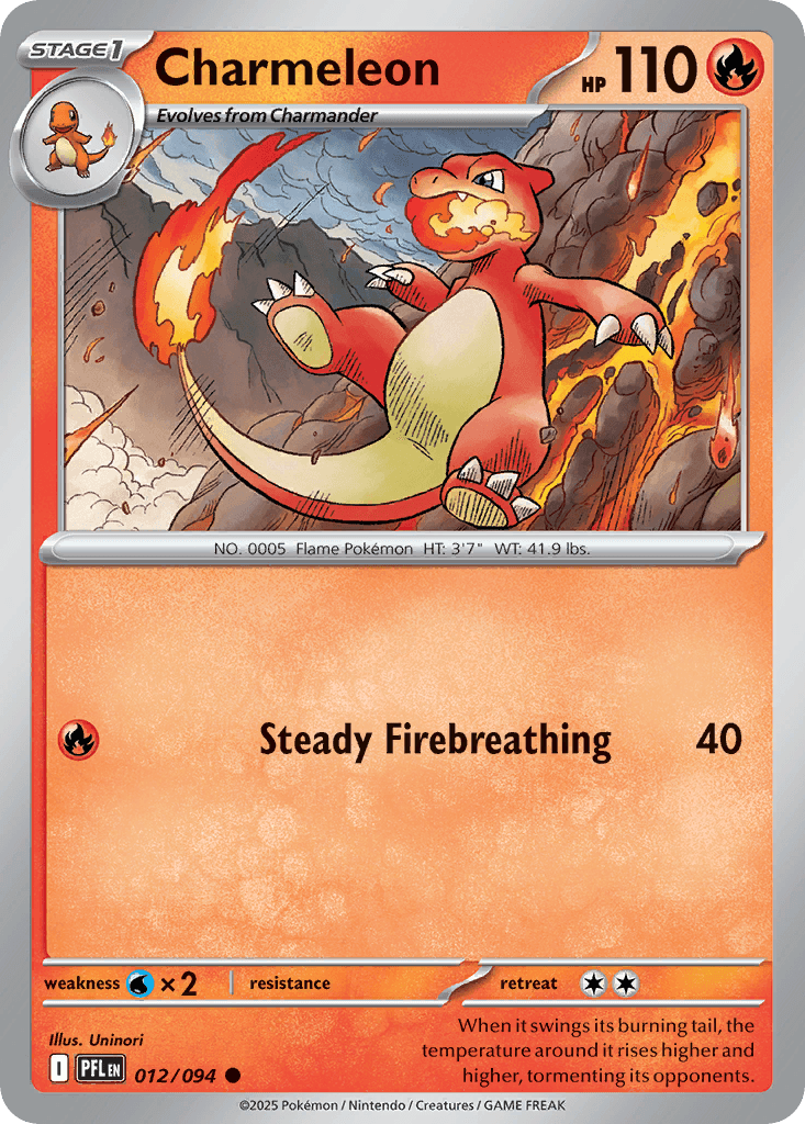 Charmeleon — Fire type