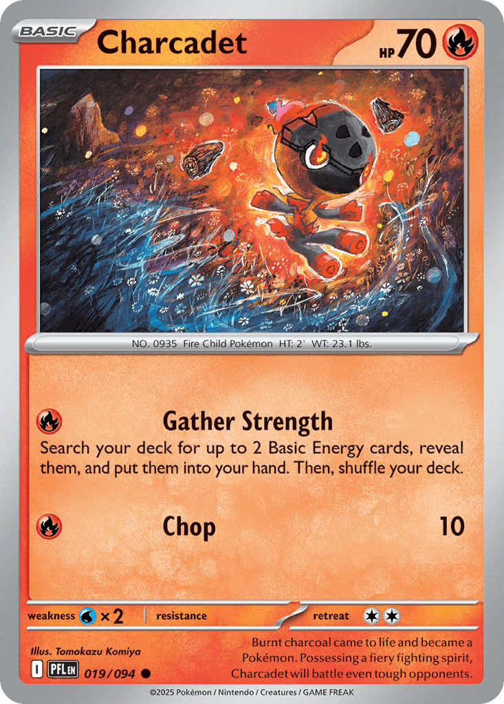 Charcadet — Fire type