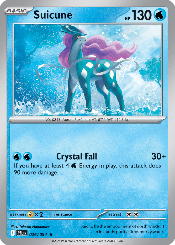 Suicune — Water type