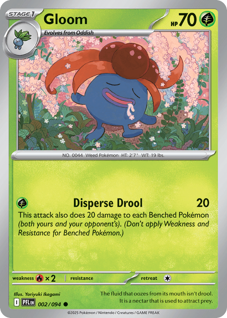 Gloom Pokémon card