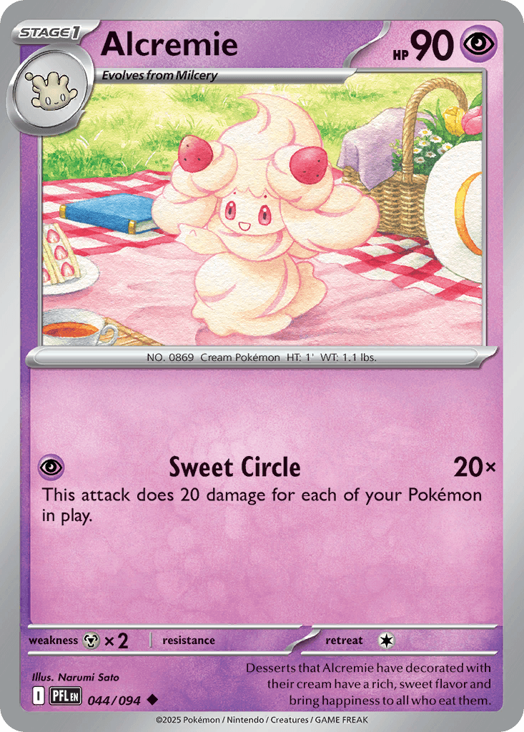 Alcremie Pokémon card