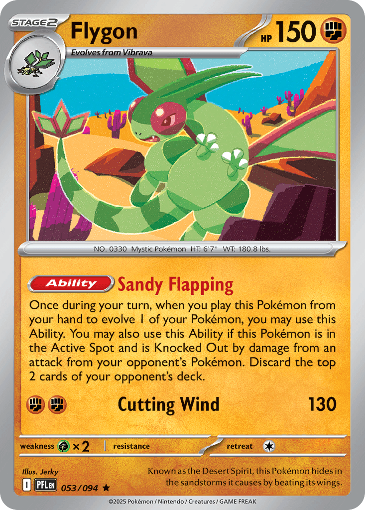 Flygon — Fighting type
