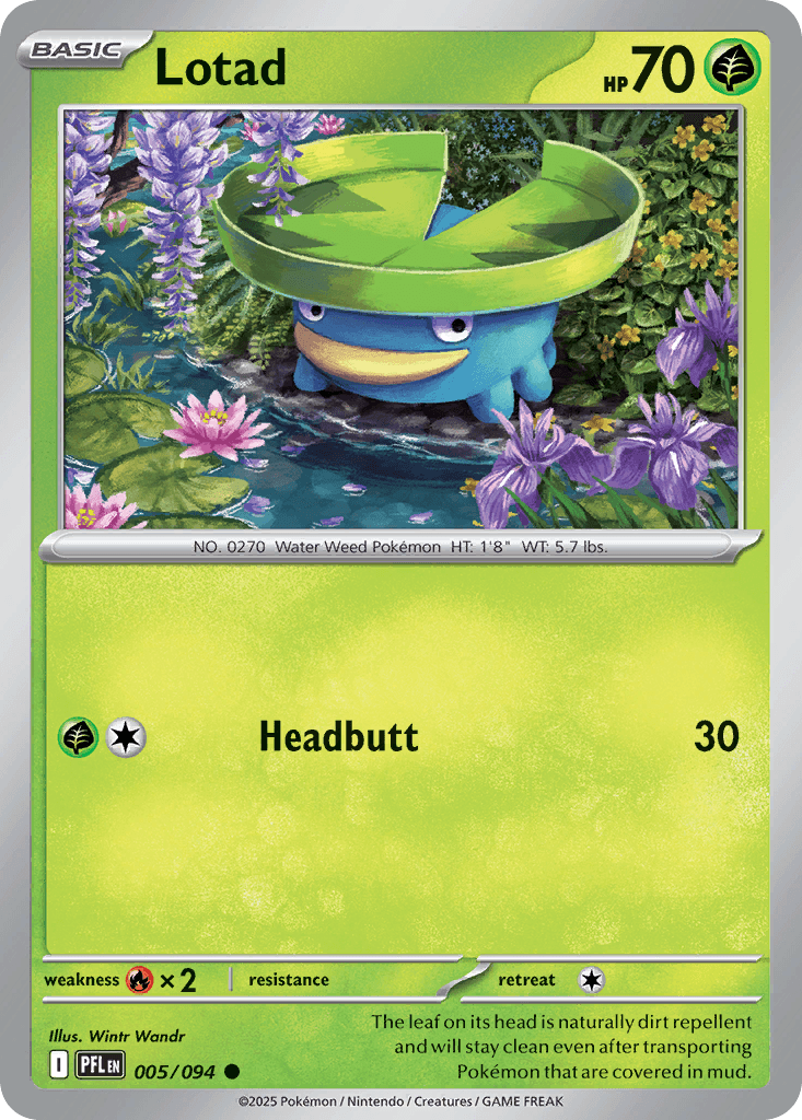 Lotad — Grass type