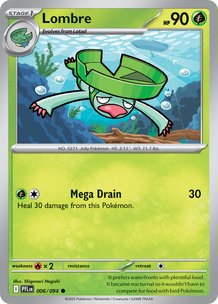 Lombre — Grass type