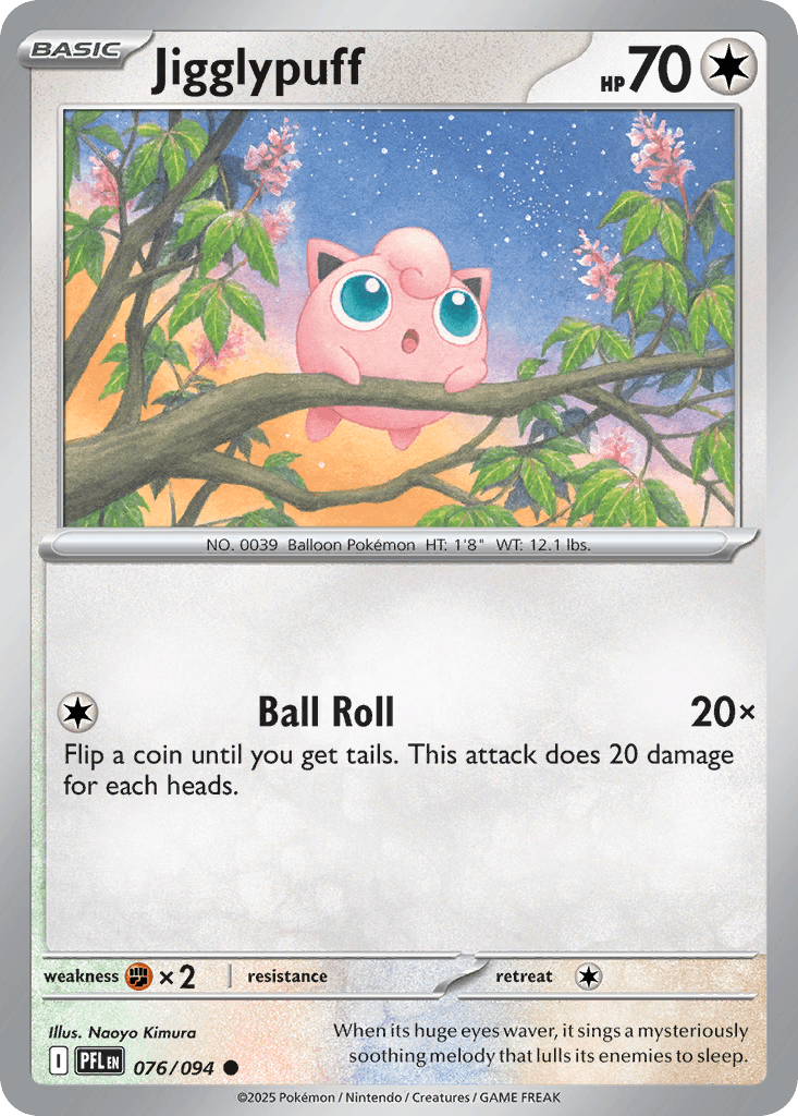 Jigglypuff — Colorless type