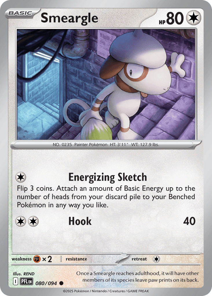 Smeargle — Colorless type
