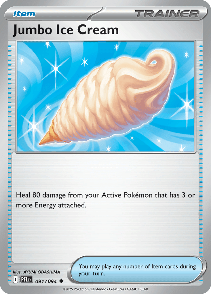 Jumbo Ice Cream Pokémon card