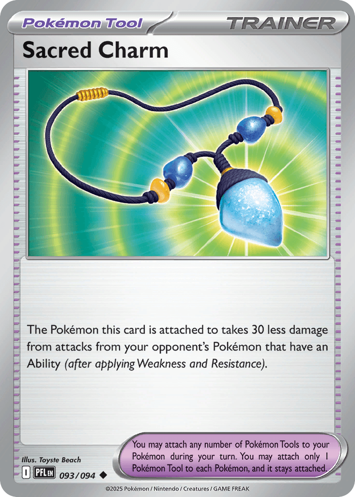 Sacred Charm Pokémon card