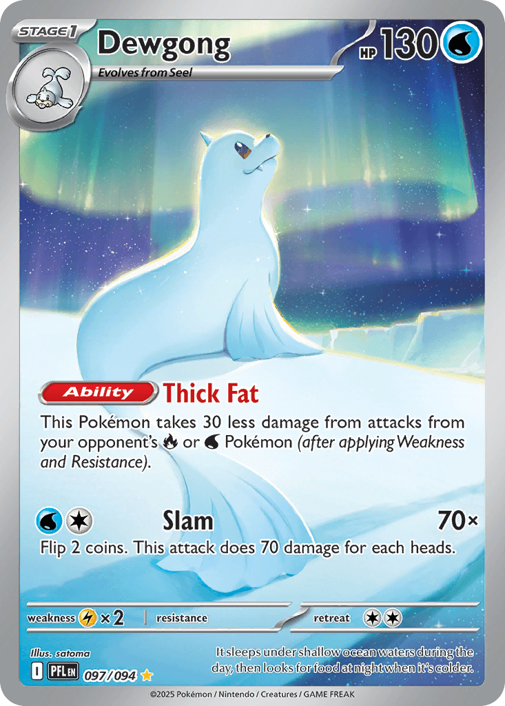 Dewgong — Water type