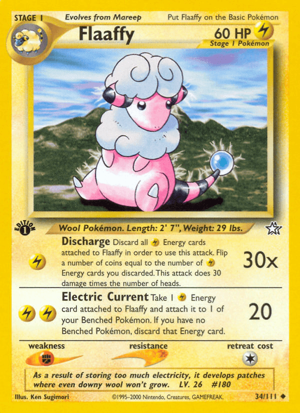 Flaaffy Pokémon card