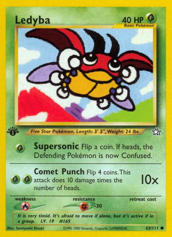 Ledyba Pokémon card