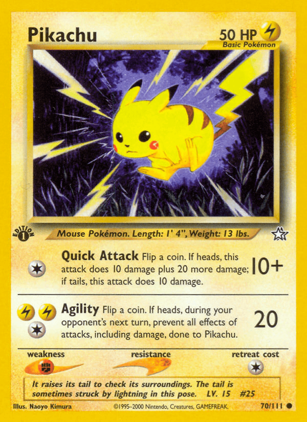 Pikachu from Neo Genesis