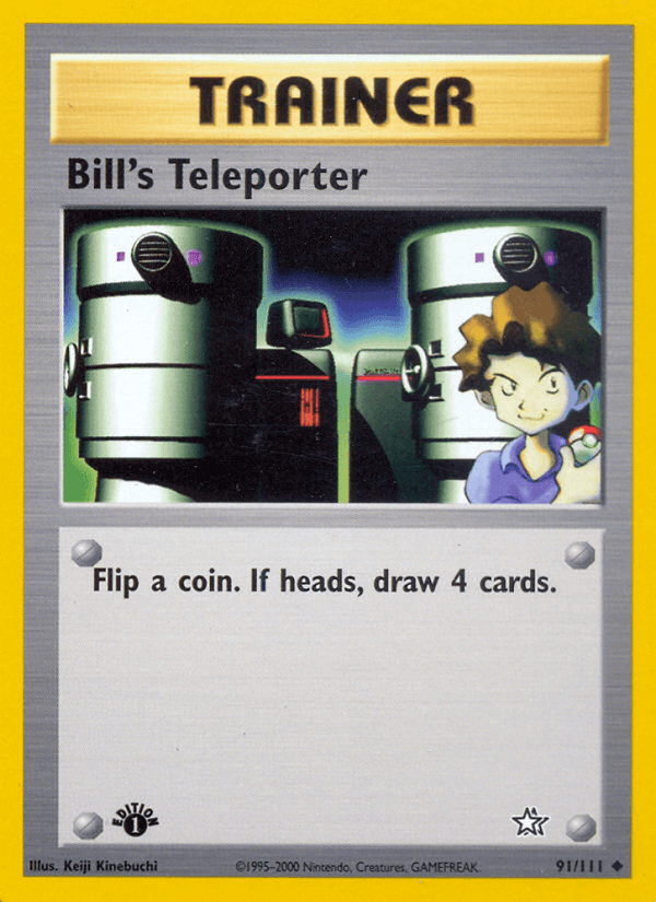 Bill's Teleporter Pokémon card