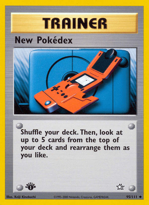 New Pokédex Pokémon card