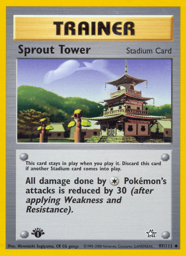 Sprout Tower Pokémon card