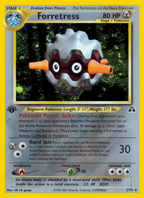Forretress Pokémon card