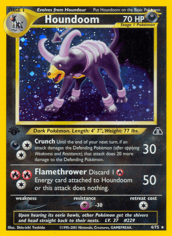 Houndoom Pokémon card