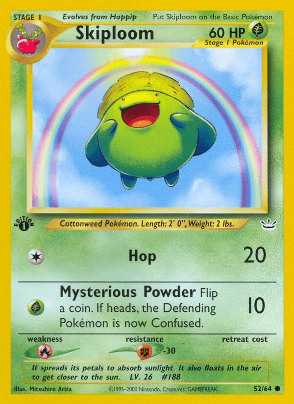 Skiploom Pokémon card