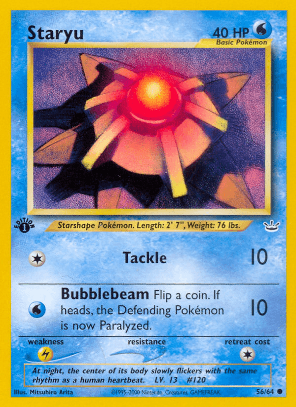 Staryu Pokémon card