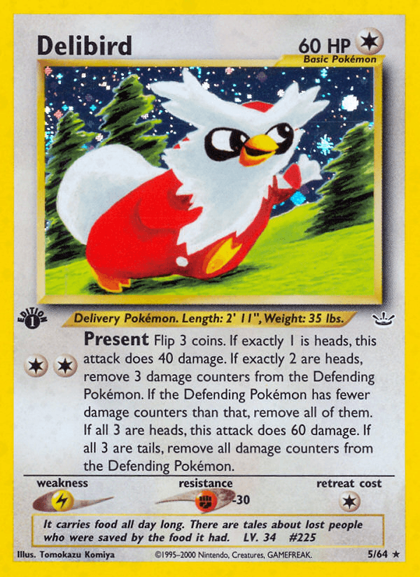 Delibird Pokémon card
