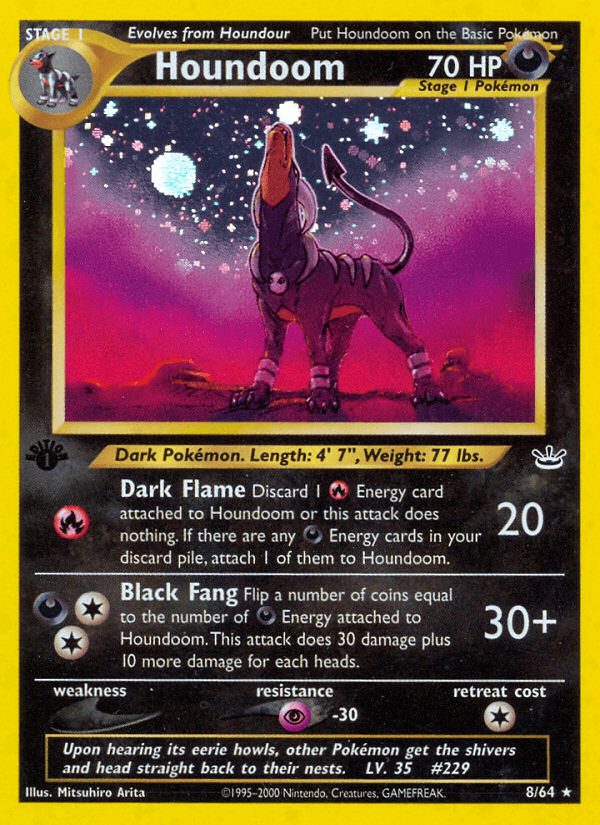 Houndoom Pokémon card