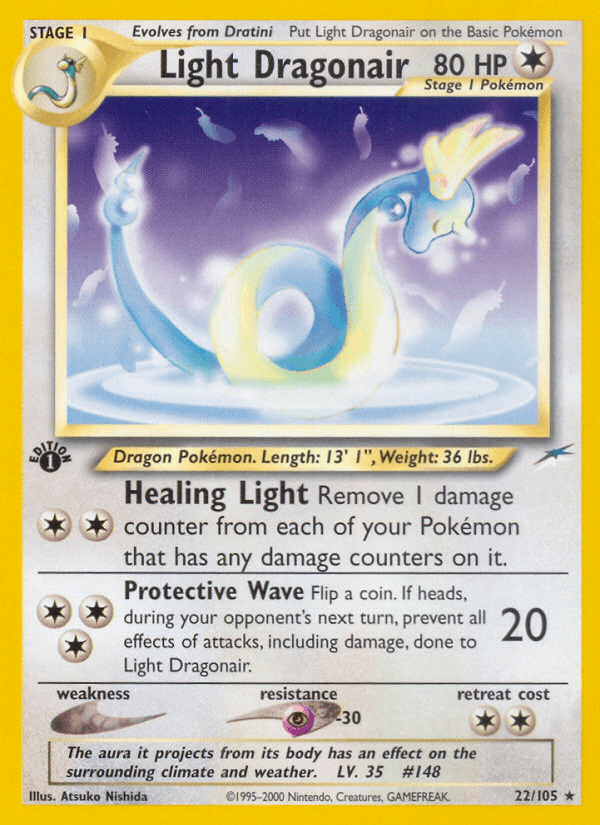 Light Dragonair Pokémon card