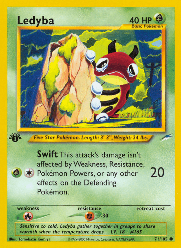 Ledyba Pokémon card