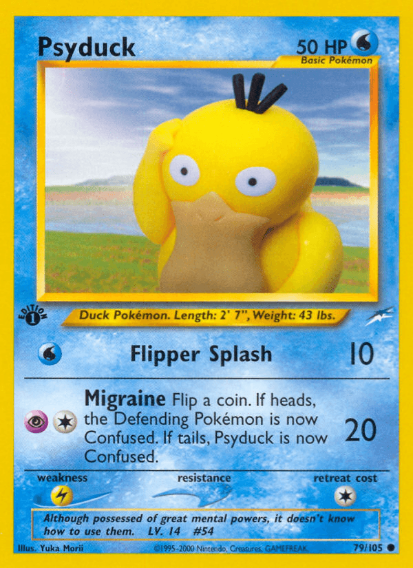 Psyduck Pokémon card