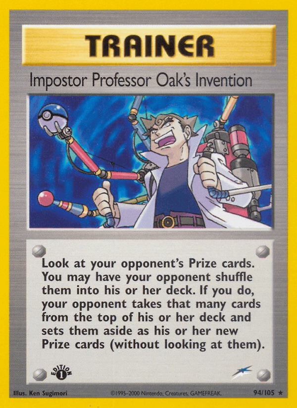 Impostor Professor Oak's Invention Pokémon card