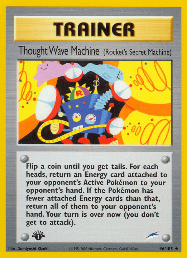 Thought Wave Machine Pokémon card