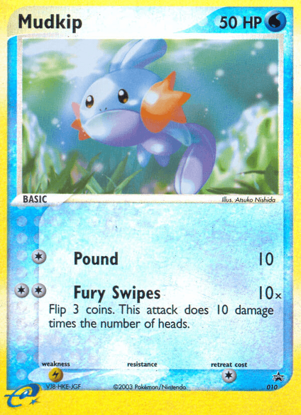 Mudkip Pokémon card