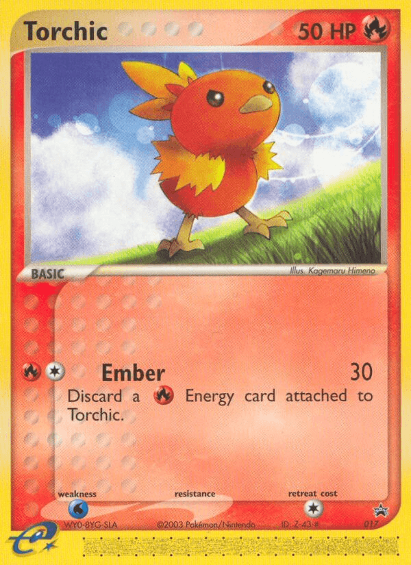 Torchic Pokémon card