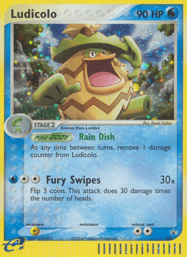 Ludicolo Pokémon card
