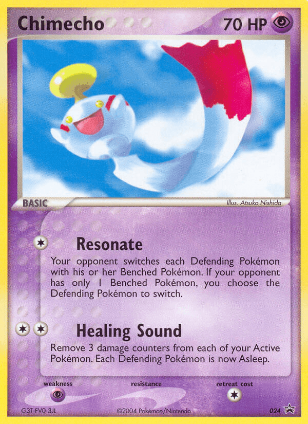 Chimecho Pokémon card