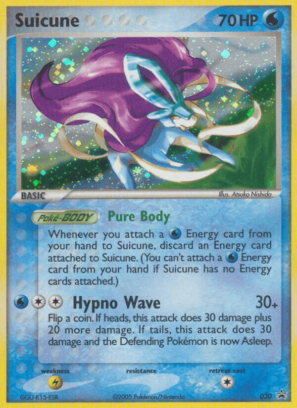 Suicune from Nintendo Black Star Promos