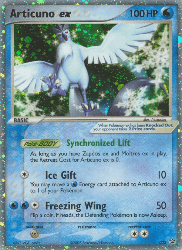 Articuno ex Pokémon card