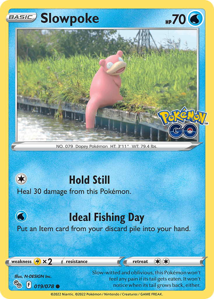 Slowpoke Pokémon card