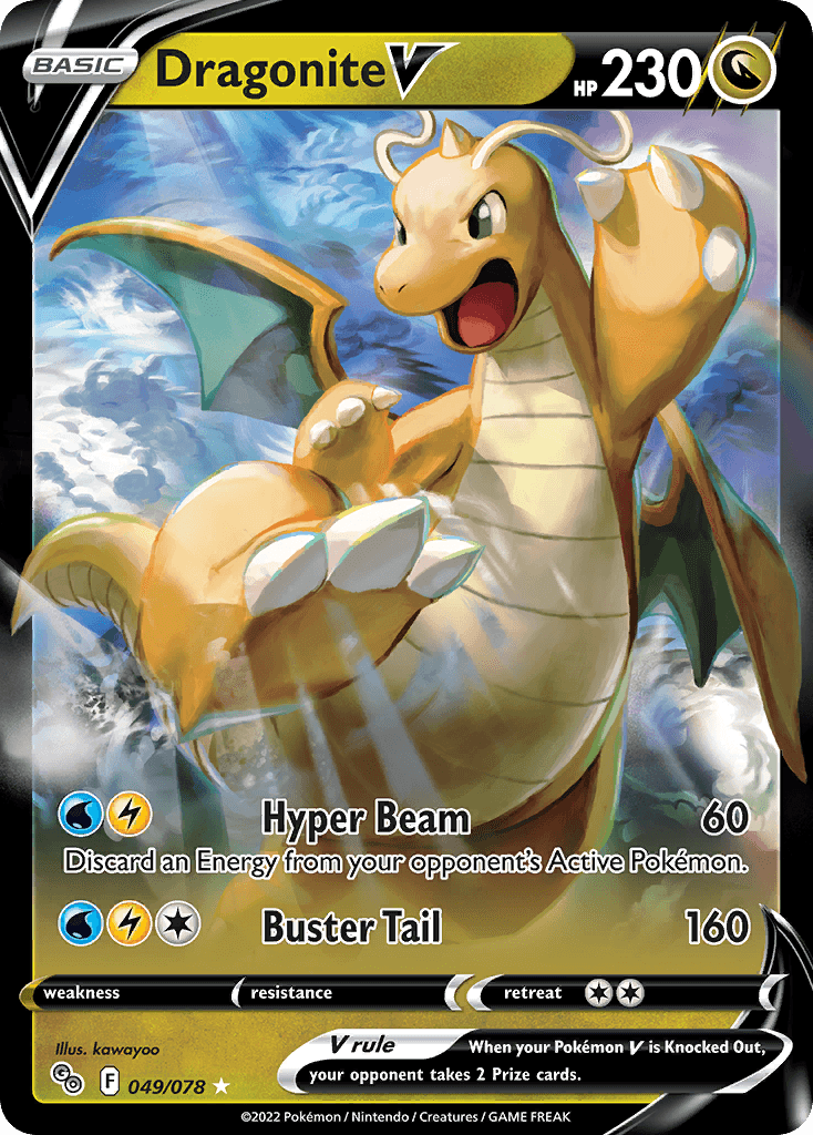 Dragonite V from Pokémon GO