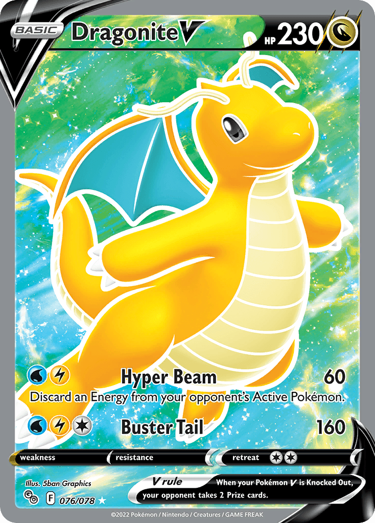 Dragonite V from Pokémon GO
