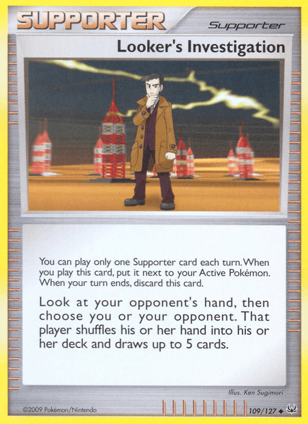 Looker's Investigation Pokémon card