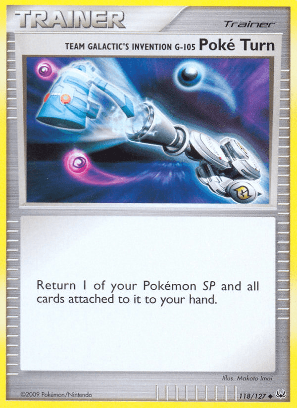 Team Galactic's Invention G-105 Poké Turn Pokémon card
